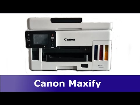Canon Maxify Cleaning and Opening Printer / Printhead. Reinigung Drucker und Druckkopf