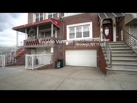 2415 West 2nd Street, Brooklyn NY 11223 | Eugene Vortman 646-691-0880