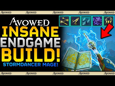Avowed - INSANE OP ENDGAME MAGE BUILD - The Stormdancer Guide / Shock Mage Damage Best Build