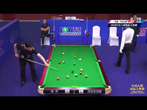 E Wei VS Rouzi Maimaiti - World Chinese 8 Ball Masters Tour 2018-2019 Stop 2 Siping
