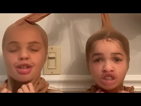 A weird trend but we had to try it. #funnyvideo #twins #viral