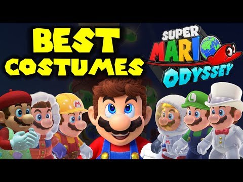 TOP 10 BEST Costumes! - Super Mario Odyssey Video