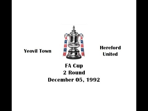 FA Cup 1992-1993. 2 Round. Yeovil Town - Hereford United - 0:0. Highlights.