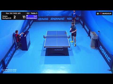 15:55 Vadym Nechyporuk - Yurii Shchepanskyi 31.07.2023 TT Euro.Cup Ukraine Star. Table 3