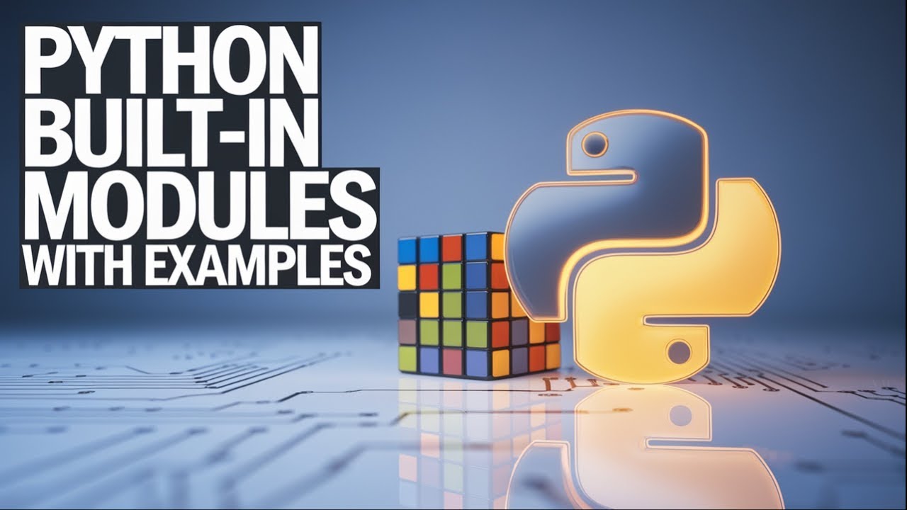 #26 Python Built-in Modules Explained with Example