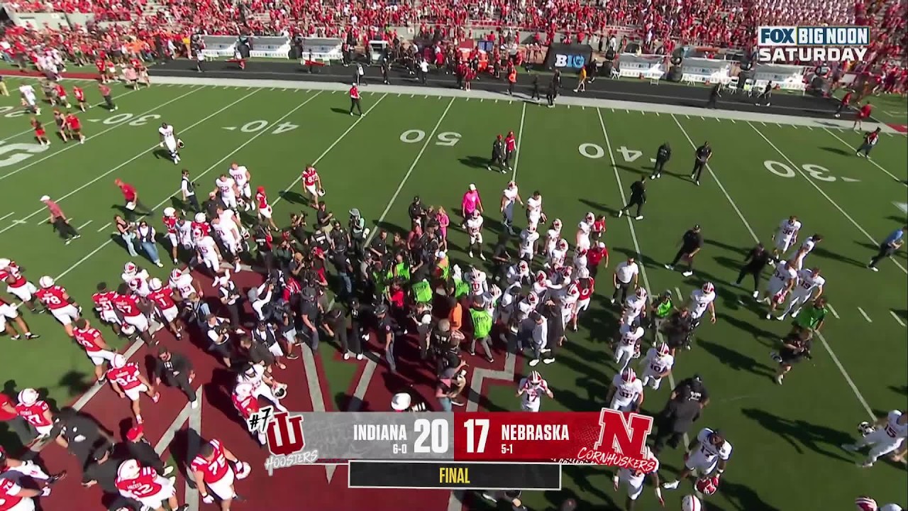 Indiana Hoosiers 20-17 Nebraska Cornhuskers | College Football | HIGHLIGHTS