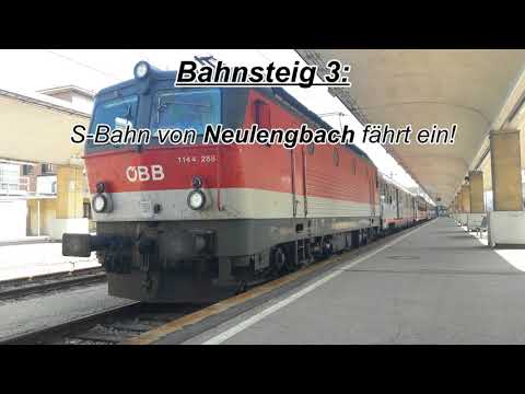 ÖBB Bahnhofsansagen Wien Westbahnhof (Chris Lohner) Teil 1