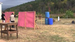 preview picture of video 'Hollidaysburg PA IDPA September 21, 2013 Stage 1'