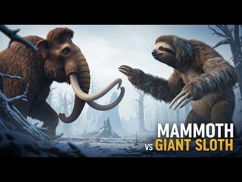 From Tundra to Jungle: Mammoth vs Giant Sloth - An Unlikely Prehistoric Battle