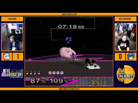 Philly Melee Arcadian @ The Lab | Cascade (Puff) vs Vex Kasrani (Marth) - Winners Quarter-Final - Me