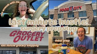 Vlog #336| Last Minute Hustle! Get things done before wrist surgery! Cleaning, Meal Prep & More!