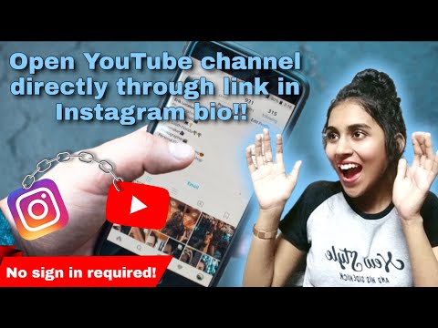 How to open YouTube channel directly through link in Instagram bio | Dynamic link | Google firebase