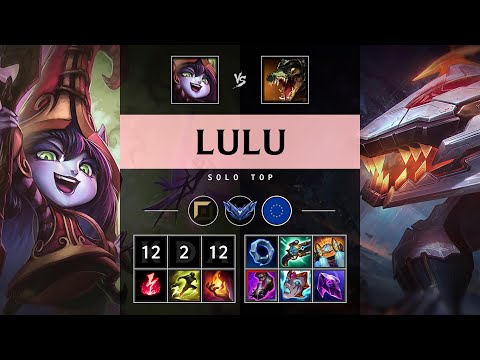 Lulu Top vs Renekton - EUW Diamond Patch 25.14