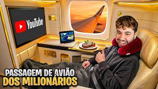 VIAJANDO DE PRIMEIRA CLASSE! (R$ 100 MIL) - React Estevam Pelo Mundo