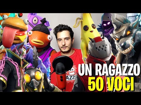 UN RAGAZZO 50 VOCI DI FORTNITE 🎬 (STORIES)