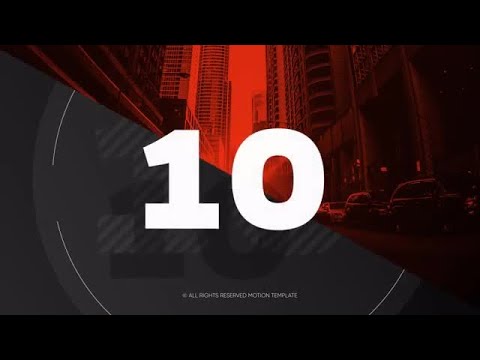 Countdown - Media Opener Premiere Pro Templates