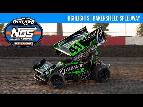 World of Outlaws NOS Energy Drink Sprint Cars | Bakersfield Speedway | Sept. 12, 2025 | HIGHLIGHTS