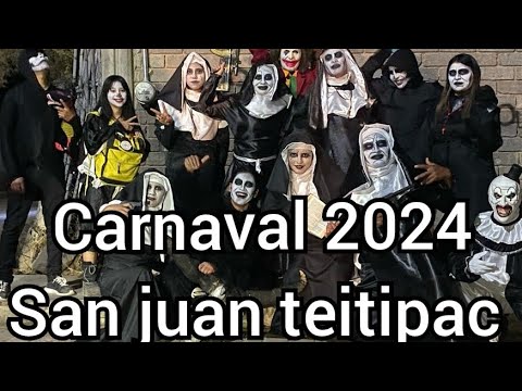 San Juan Teitipac Carnaval 2024. Comparsa "Los Negros"