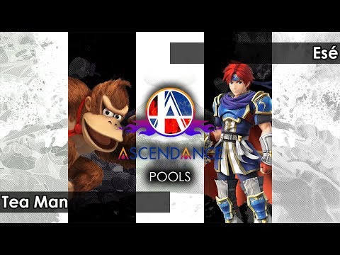 Smash 4: Tea Man (Donkey Kong) V Esé (Roy) - Ascendance 80 Tournament SSB4