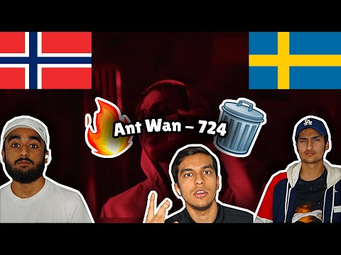 Norwegians React To (Swedish Rap) Reacting Til Ant Wan - 724 [Officiell Video]