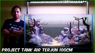 Project Tank Air Terjun 100cm di Rumah Makan Dapoer Makassar | Part 1 - Hardscape