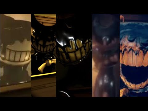 ALL Ink Demon's Jumpscares Evolution 2017 - 2022 In Bendy Games!