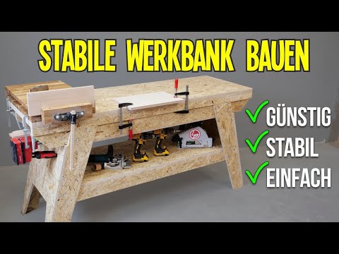 Build a stable workbench for your workshop cheaply yourself