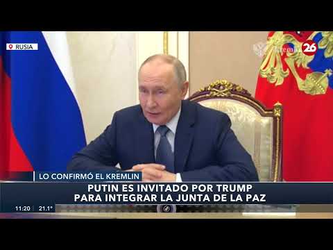 🇺🇸 PUTIN ES INVITADO POR TRUMP | Para integrar la Junta de la Paz