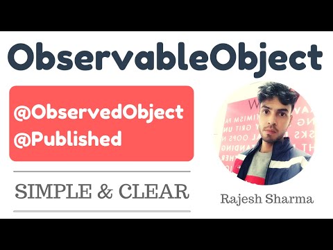 ObservableObject @Published @ObservedObject in SwiftUI | SwiftUI for beginners