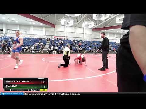 160 Lbs Semifinal - Nickolas Cicciarelli, IN Vs J Conway, IN D46d