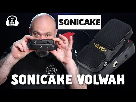SONICAKE VolWah Active Volume And Wah Guitar Effects Pedal 2020s - Black image 5