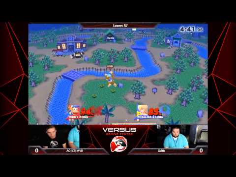 Versus Weekly 4/9/15 - Losers R7 - Xaltis (RosaLuma) vs. MVD (DiddyKong) - Smash 4