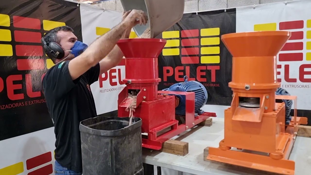 Peletizadora De Ração Peletizando Farelo de Trigo #pelet #peletizadora #peletizadoraceara