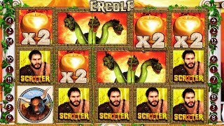 BIG WIN on Hercules Slot | Bonus Round & Free Spins by Capecod Provider!