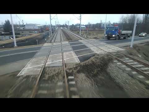 Cabview Zabrzeg Czarnolesie - wyjazd Czechowice łącznicą przez były podg. Most Wisła po torze lewym