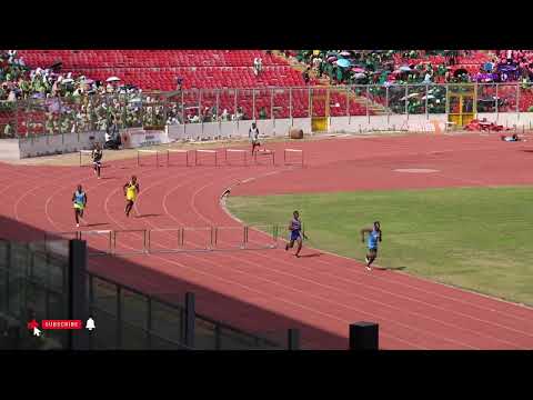 Boys 400m hurdles heat 4. 1:00.38sec. Zone 2. Ashanti region inter-co 2026.