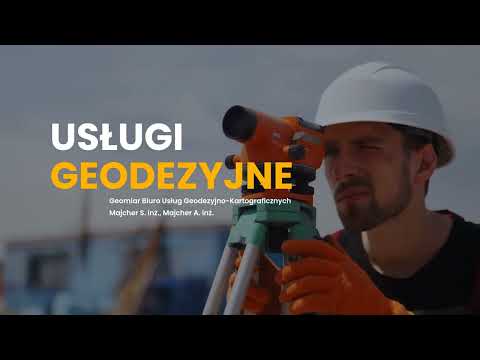 Geomiar Biuro Usług Geodezyjno-Kartograficznych Majcher S. inż., Majcher A. inż. - video