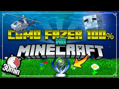 COMO FAZER 100% MINECRAFT | TODAS AS CONQUISTAS E TROFÉUS | ATUALIZADO 2025