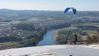パラグライダーでメグロキャノンボール那須烏山を空から撮る！