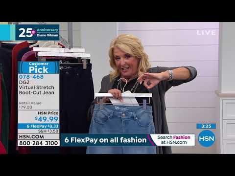 DG2 by Diane Gilman Virtual Stretch BootCut Jean  Basic