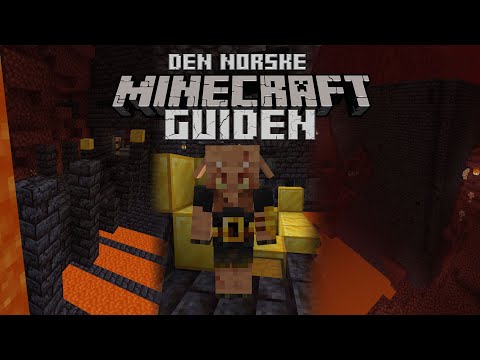 Hvordan handle med Piglins og Bastion raid | Den Norske Minecraft Guiden | S01E12