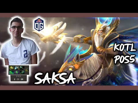 OG.SAKSA HOW TO PLAY KOTL POS5 EU Pro Support Player dota2 7.28b fullgameplay