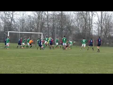 Goalkeeper scores 2-2 in the dying seconds - FC 's-Gravenzande vs VELO 8 (25-01-2020)