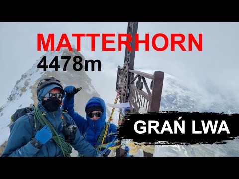 Wejście na Matterhorn 4478m od strony włoskiej | Grań Lwa