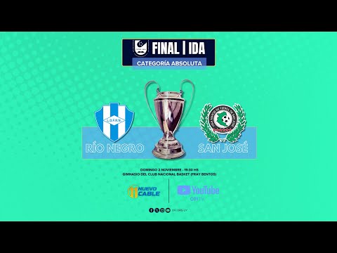 𝟏ª 𝐂𝐨𝐩𝐚 𝐍𝐚𝐜𝐢𝐨𝐧𝐚𝐥 𝐝𝐞 𝐒𝐞𝐥𝐞𝐜𝐜𝐢𝐨𝐧𝐞𝐬 𝐝𝐞 𝐅ú𝐭𝐛𝐨𝐥 𝐒𝐚𝐥𝐚 - Final Ida | Absoluta 🏆Río Negro 🆚 San José