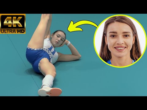Ekaterina Evdokimova | Beautiful Russian Volleyball Girl | Warming up