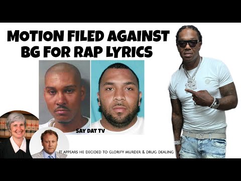 Rapper BG Is Being Silenced By Judge & DA For Rap Lyrics.