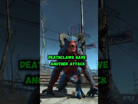 Fallout 4's RARE Deathclaw Attack...