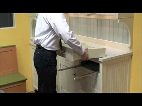 Removing a soft-close drawer box from our cabinetry (Blum Undermount drawer slide)