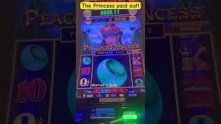 HUGE ORBS & BIG BONUS WIN on Peacock Princess! #casino #slots #dragonlink #married2slots #shorts